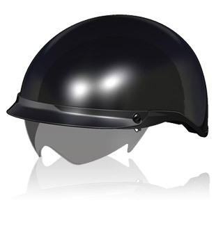 Helmet-Drop Down Visor